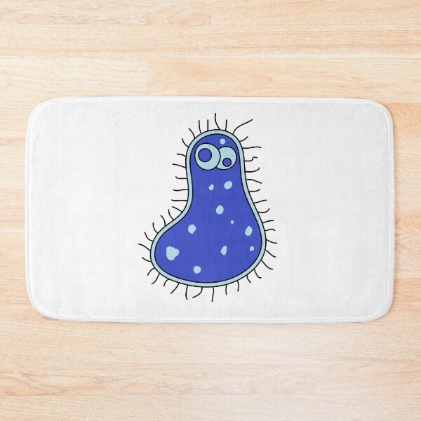 Item preview, Blue cartoon germ character designed and sold by UDDesign.