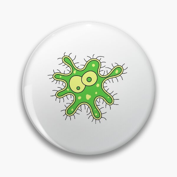 Item preview, Green cartoon germ character designed and sold by UDDesign.