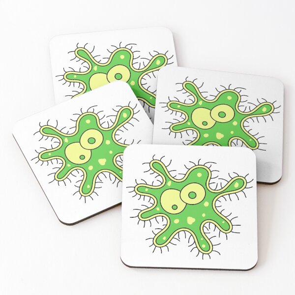 Item preview, Green cartoon germ character designed and sold by UDDesign.