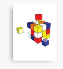 rubix cube Canvas Print