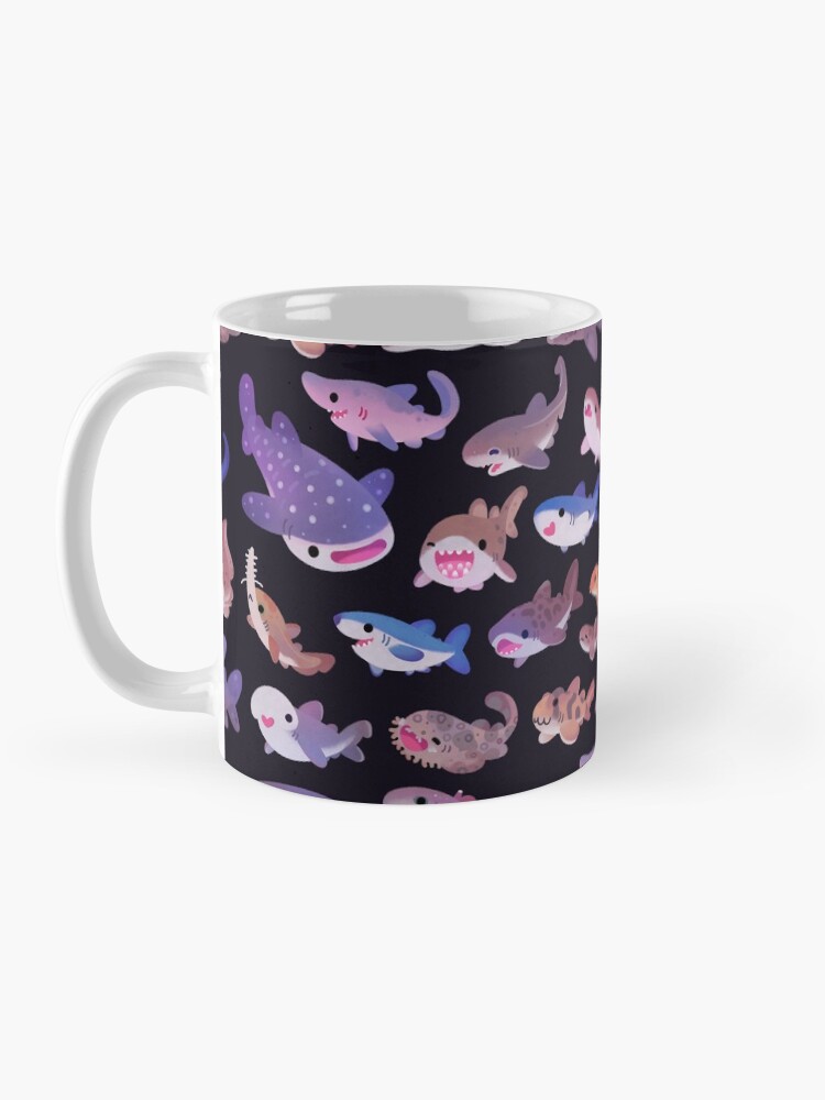 Thumbnail 3 of 6, Coffee Mug, Shark day designed and sold by pikaole.
