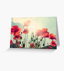 Poppies Greeting Card