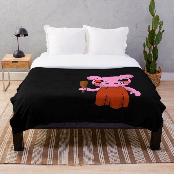 Roblox Piggy Skin Throw Blankets Redbubble - piggy house roblox bedroom
