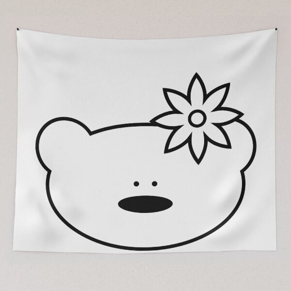 Item preview, Funny Teddy Bear with Flower Power designed and sold by chrisbears.