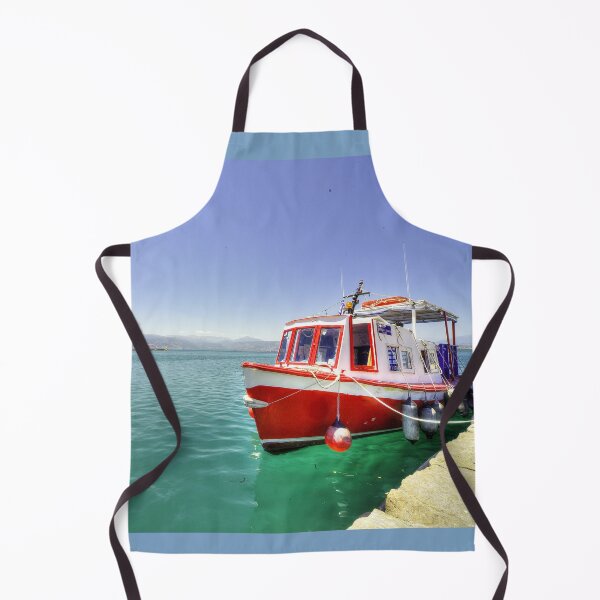 Item preview, Red Boat at Nafplion Harbour designed and sold by hawkie.