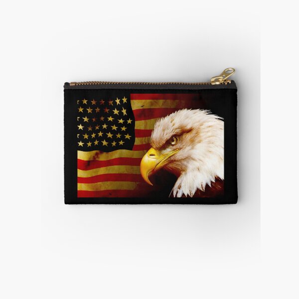 Item preview, Bald eagle with flag designed and sold by UDDesign.