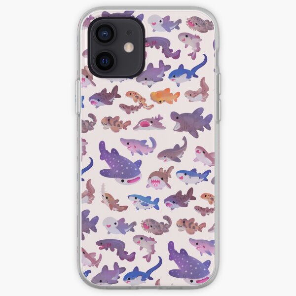Shark day - pastel iPhone Soft Case