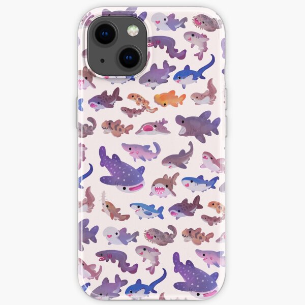 Shark day - pastel iPhone Soft Case