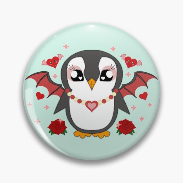 Item preview, Love Bitesguin designed and sold by GOLDFISHDREAMS.