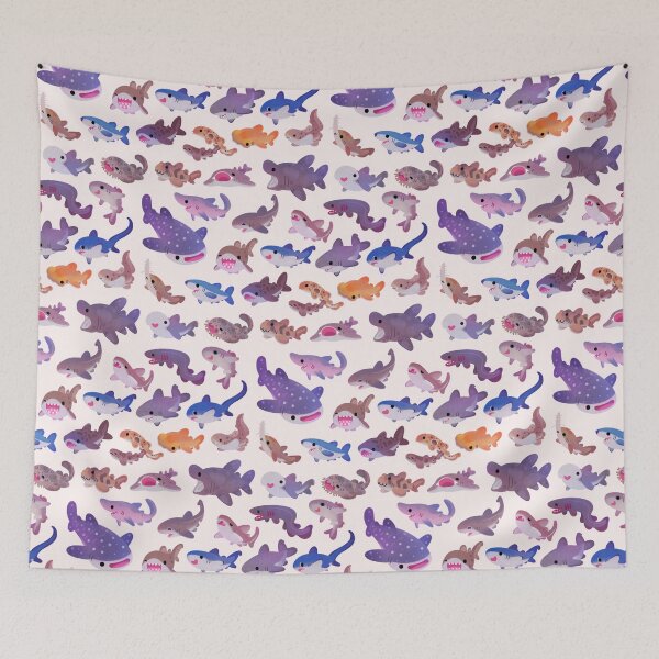 Item preview, Shark day - pastel designed and sold by pikaole.