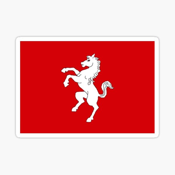 British Kent County Flag Stickers | Redbubble