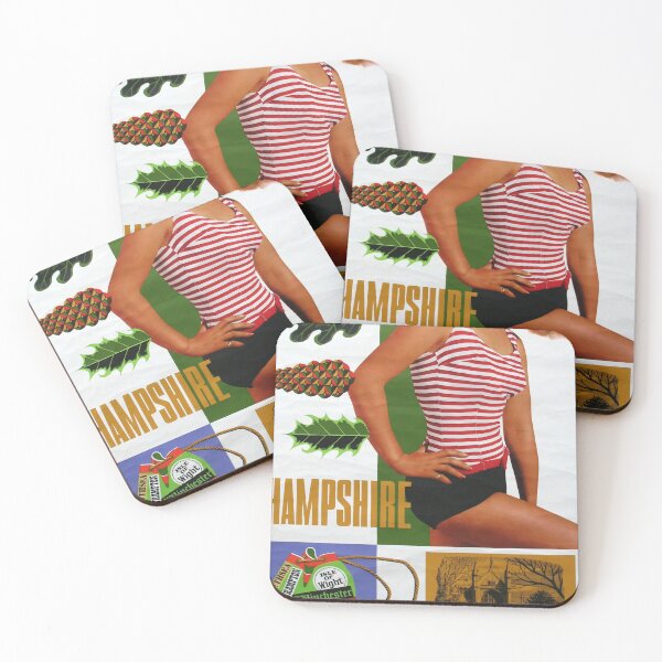Item preview, cartel ferroviario Hampshire designed and sold by stickart-marek.