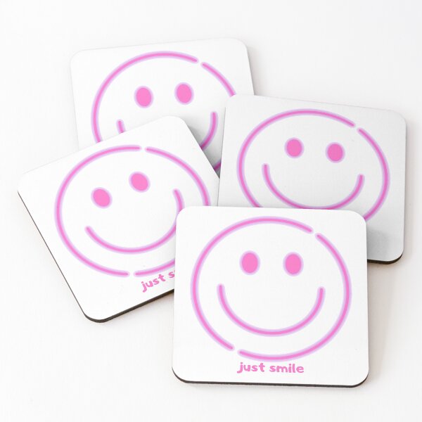 Item preview, Smile pink neon emoji designed and sold by IlonaP99.