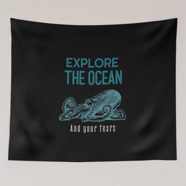 Item preview, Explore the ocean and your fears designed and sold by miminova.