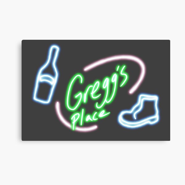 Item preview, The Mighty Boosh Old Gregg’s Place neon sign designed and sold by thebcarts.