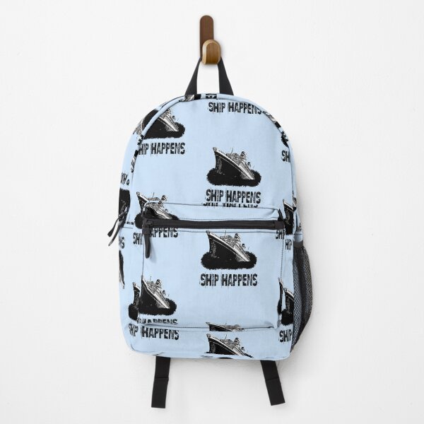 Item preview, Funny Titanic Sinking Vintage Cruise Ship Happens Atlantic Ocean Voyage designed and sold by TopTeeShop.
