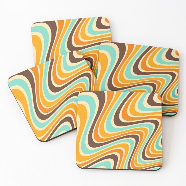 Item preview, 70s Retro Wavy Color designed and sold by trajeado14.