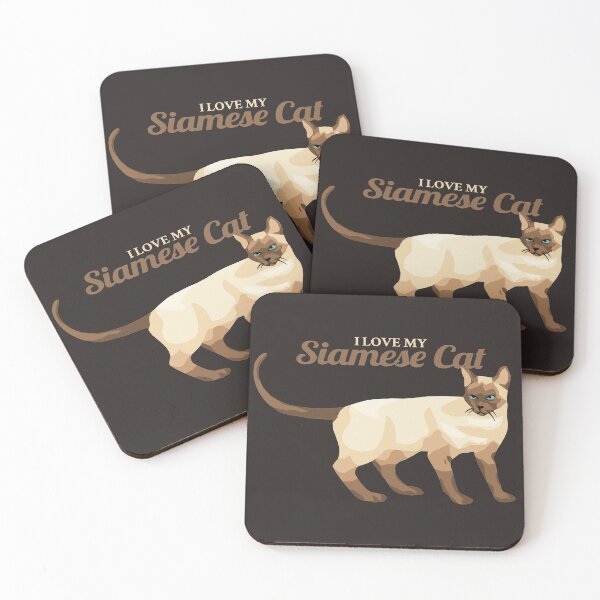 Item preview, I Love My Siamese Cat designed and sold by KewaleeTee.