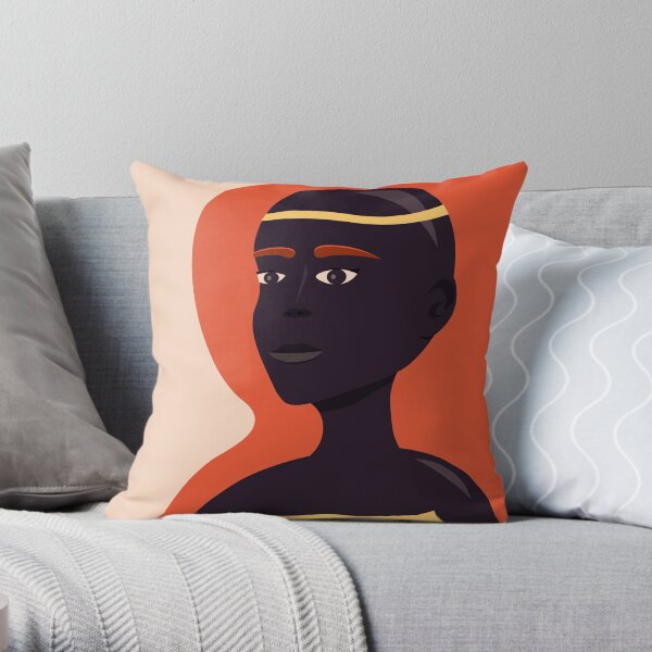 Portrait of an Unnamed Woman Throw Pillow