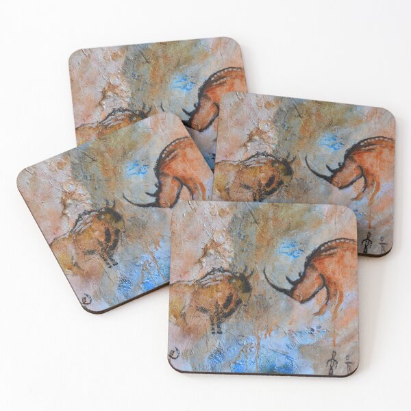 Item preview, Modern Caveman - original acrylic painting designed and sold by MadsenArt.