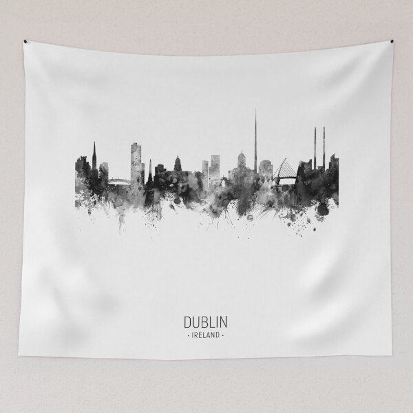 Artikelvorschau, Dublin Ireland Skyline entworfen und verkauft von ArtPrints.