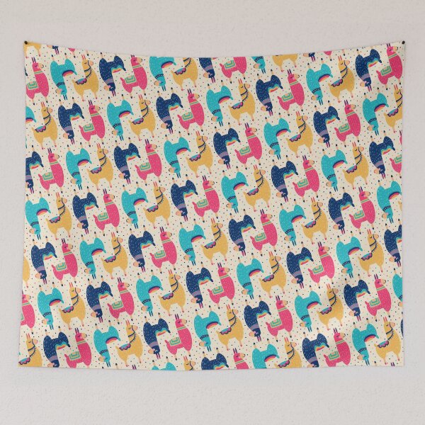 Item preview, Cute Llama Alpaca Party Pattern Gift designed and sold by Patterntastic.