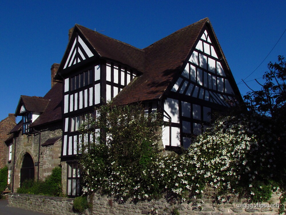 "Ashfield Hall, Much Wenlock" by wiggyofipswich Redbubble