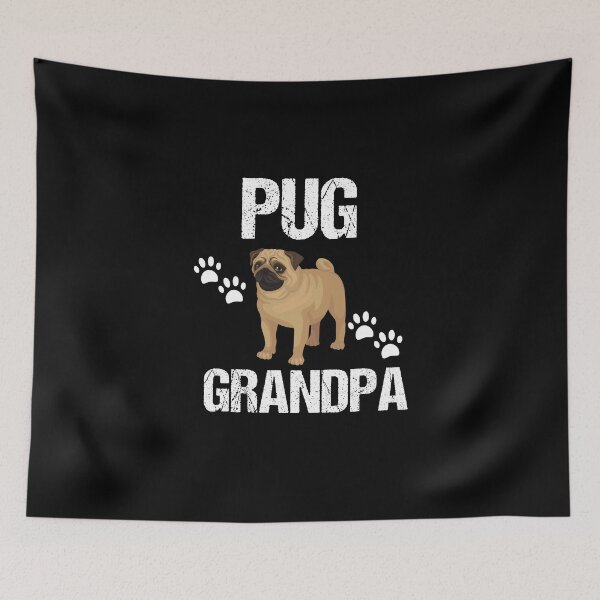 Item preview, Pug Grandpa - Vector Pug designed and sold by Beyond Words.
