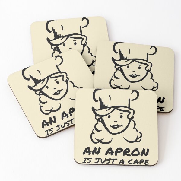 Item preview, Home Cook Hero Quote Chef Woman Black designed and sold by Telle Garcia.