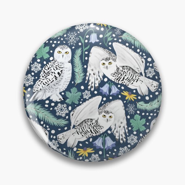 Item preview, Snowy Owls on a Snowy Eve designed and sold by Tangerine-Tane.
