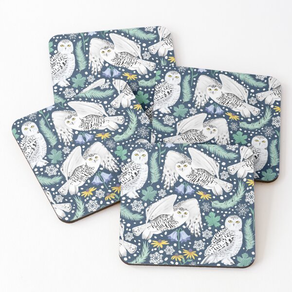 Item preview, Snowy Owls on a Snowy Eve designed and sold by Tangerine-Tane.