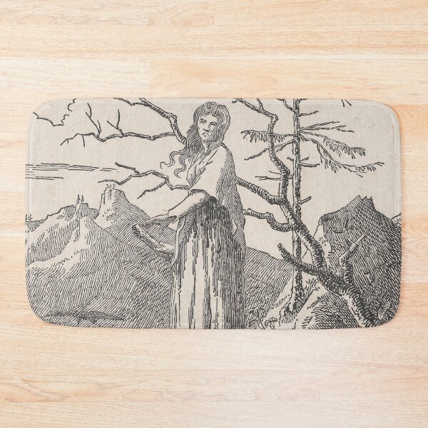 Item preview, Woman with a raven designed and sold by TemporaryArt.