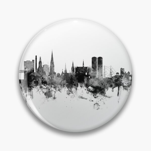 Item preview, Dundee Scotland Skyline designed and sold by ArtPrints.