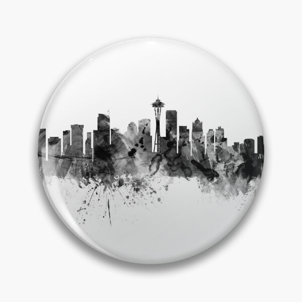 Item preview, Seattle Washington Skyline designed and sold by ArtPrints.