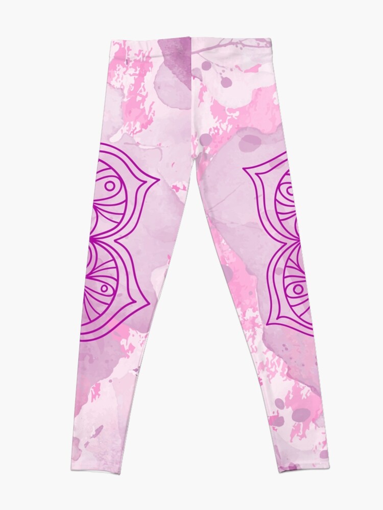 Vista alternativa de Leggings Purple Mandala watercolor