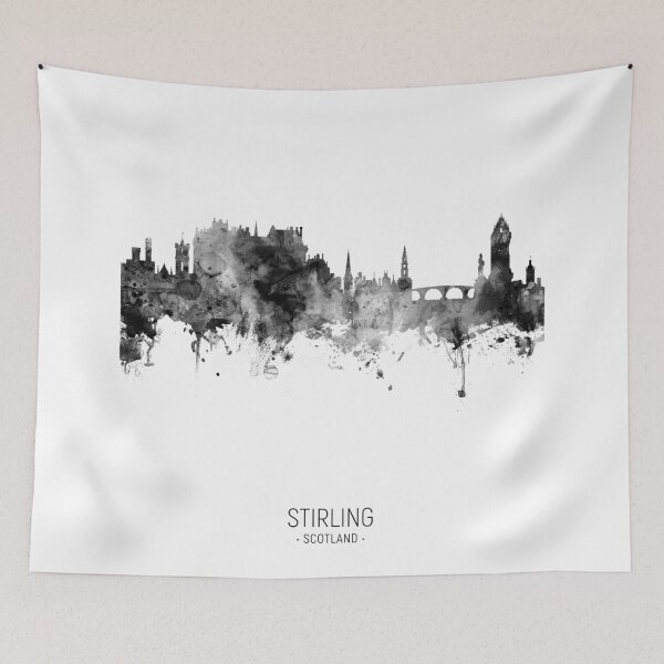 Item preview, Stirling Scotland Skyline designed and sold by ArtPrints.