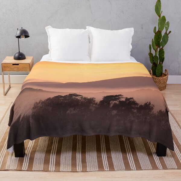 Item preview, Foggy Orange Sunrise designed and sold by KarenWoodArt.