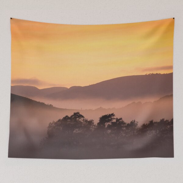 Item preview, Foggy Orange Sunrise designed and sold by KarenWoodArt.