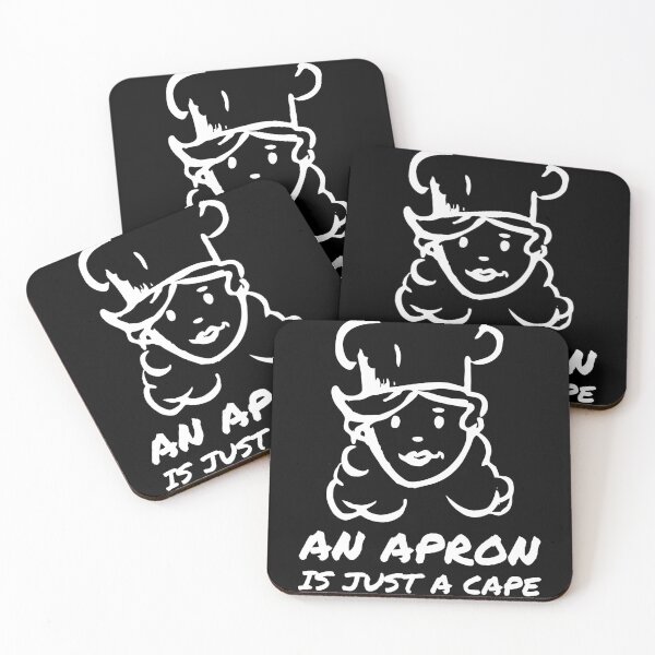 Item preview, Home Cook Hero Quote Chef Woman Black designed and sold by Telle Garcia.