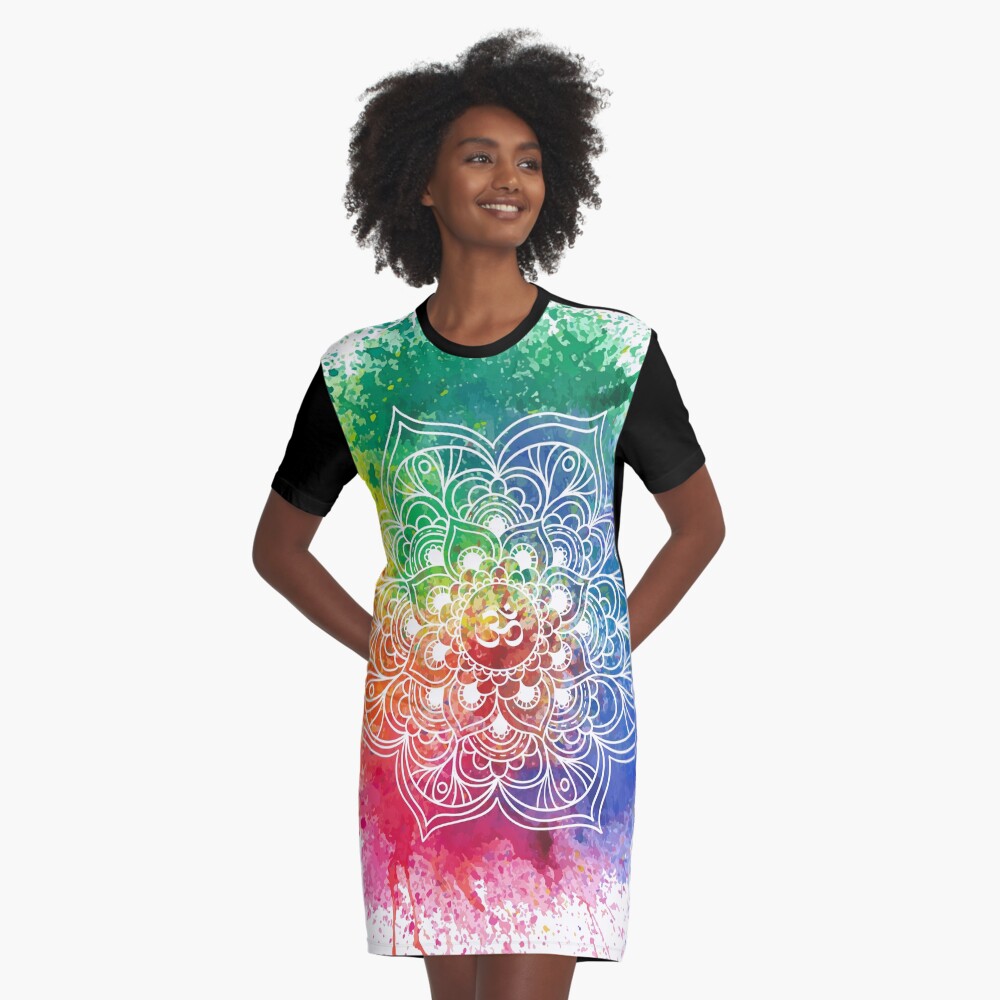 Vista previa del artículo con la obra «Vestido camiseta», diseñado y vendido por weloveboho.