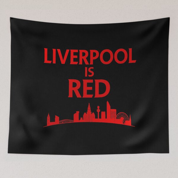 Item preview, English City of Liverpool is Red colored designed and sold by ideasfinder.