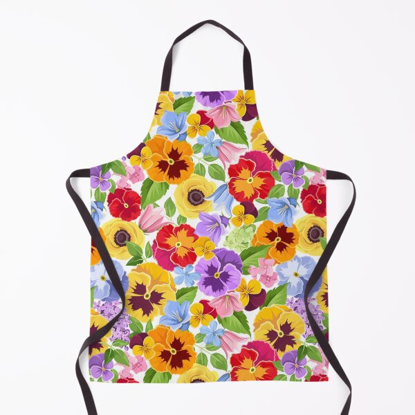 Item preview, Floral pattern with bright colorful wild flowers. designed and sold by Naddya.