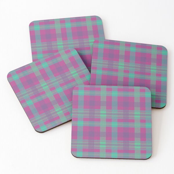 Item preview, Pink and Green Checked Tartan. designed and sold by cgroenewald.