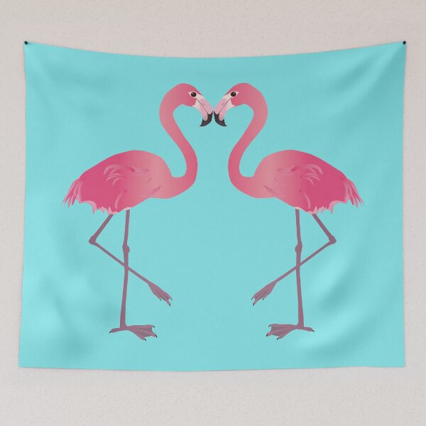 Item preview,  Two Pink flamingo's designed and sold by Bwiselizzy.