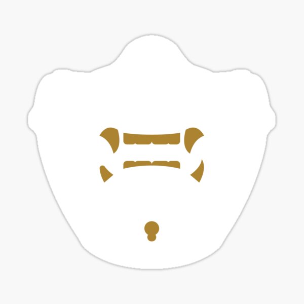 Ghost's mask Sticker