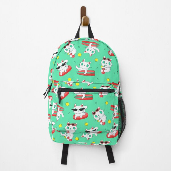 Item preview, Cat Surfing Summer Beach pattern (Gift) designed and sold by Patterntastic.