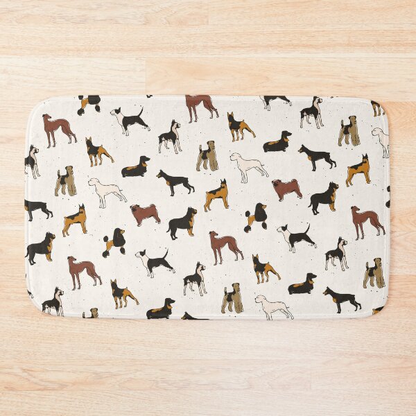 Item preview, Dachshund Rottweiler Pug & Poodle Dog Pattern designed and sold by Patterntastic.