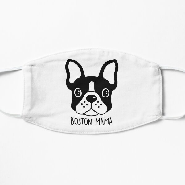 Download Boston Terrier Face Masks Redbubble PSD Mockup Templates