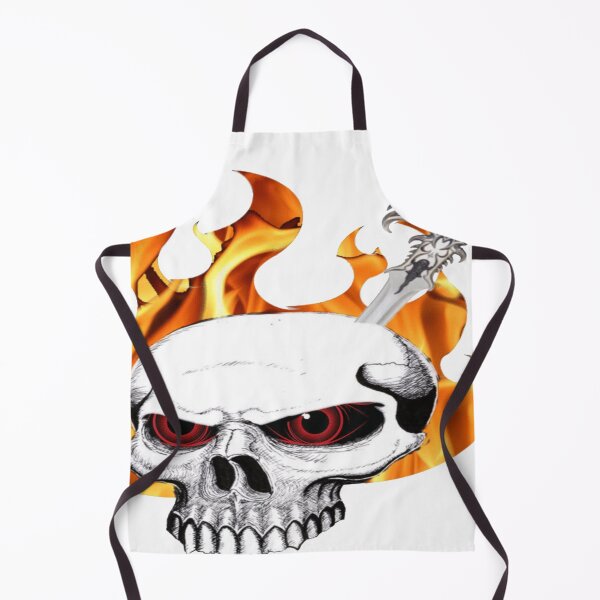 Item preview, Flaming skull designed and sold by BellsPainting.