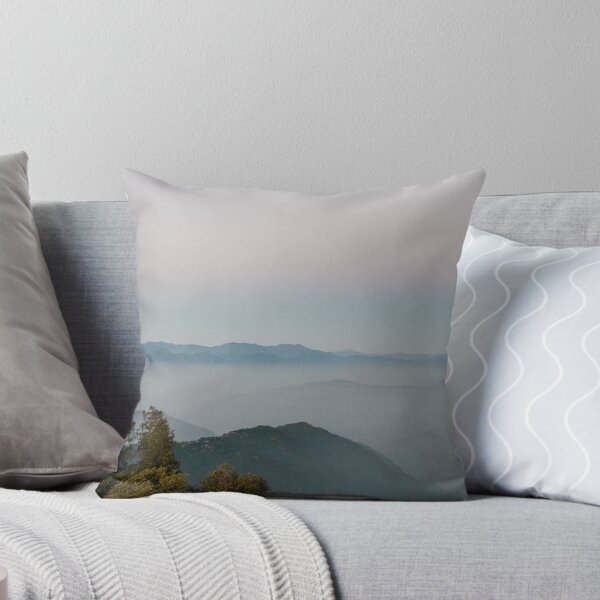 Item preview, Mountains with mist in valley designed and sold by wjrtapp.